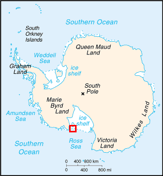map of Antarctica
