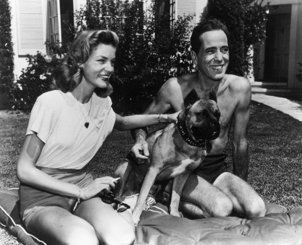 Bogart and Bacall and dogs