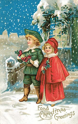 Christmas Greetings, Louis Prang