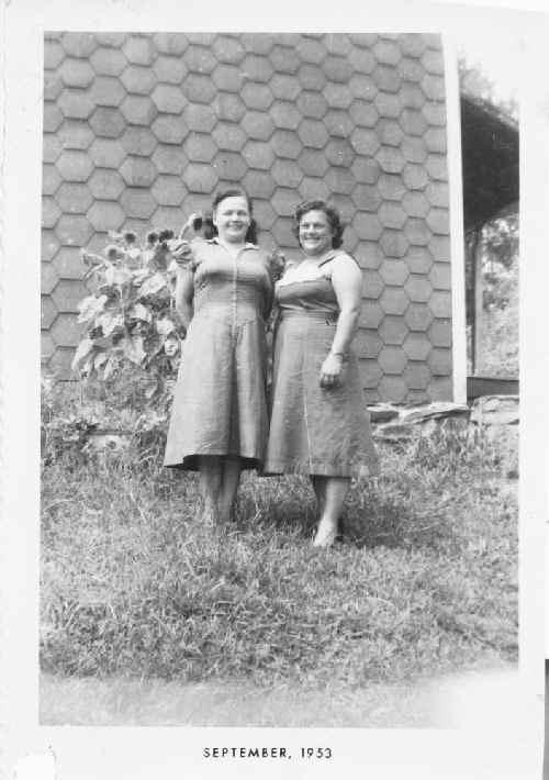 Lavenia Waskey and Sister Edna
