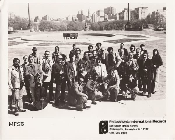 Philadelphia International Records house band publicity shot "MFSB"