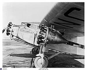 This is a side view of the Ford Trimotor.