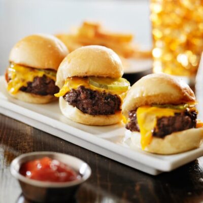 burgers and sliders