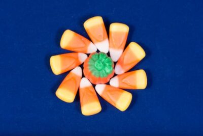 Candy corn flower istock