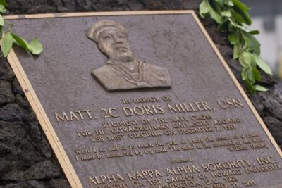 Plaque recognizing Dorie Miller