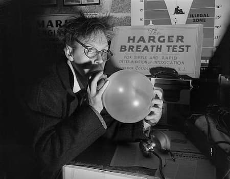 Harger test testing the drunkometer