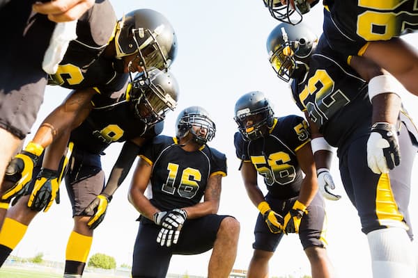 Football team in huddle
istockphoto