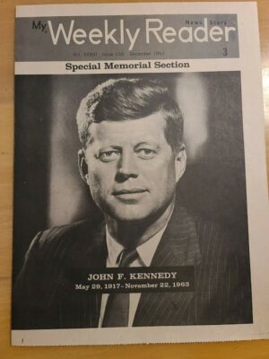 This is a memorial issue commemorating the life of the late President John F. Kennedy.