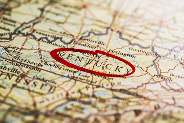 map of Kentucky