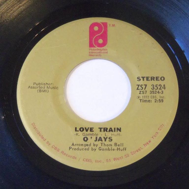 "Love Train" 45 Record