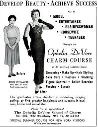 Ophelia DeVore ad