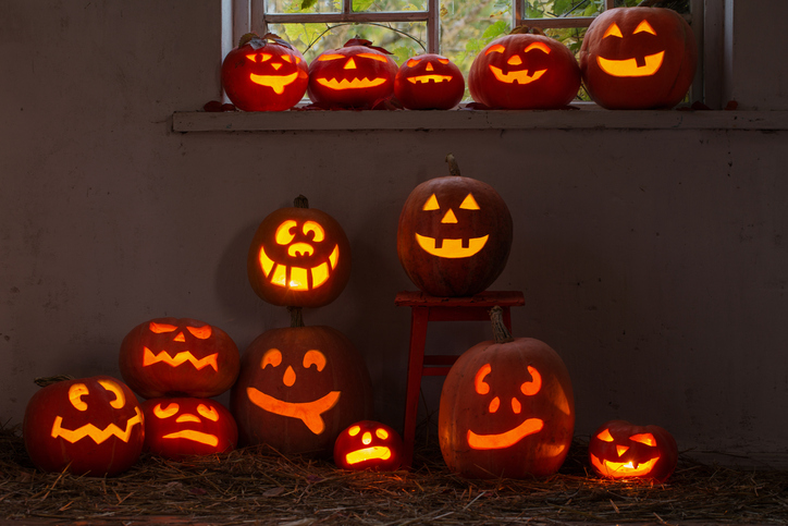 Pumpkins on Mischief night