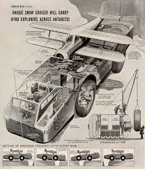 Sketch of what the snow cruiser would look like