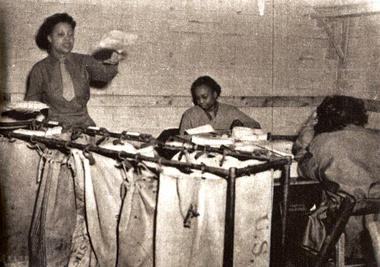 There was nothing easy about sorting through the backlogue of letters that awaited the 6888th when they arrived in Europe. That said, they did the job in record time.