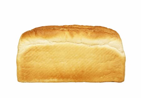 loaf of white factory bread